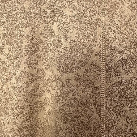 Soft Surroundings Malika Faux Suede Open Jacket In Driftwood Paisley Size XL - Picture 3 of 9